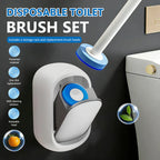 Disposable Toilet Brush System with Holder & Refills