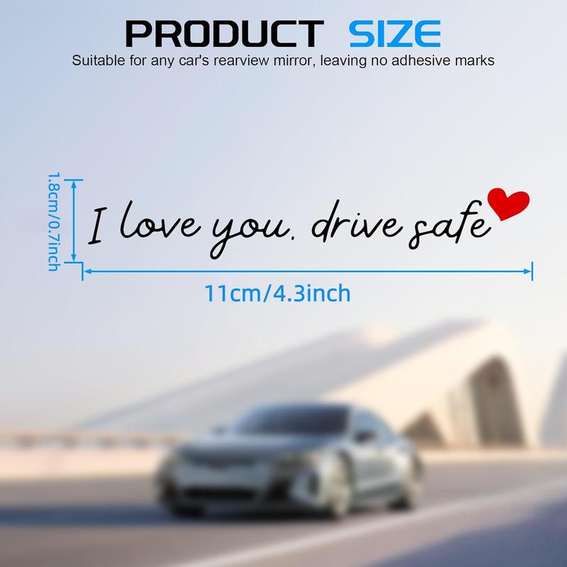 „I Love You Drive Safe“ Mirror stickers/„I Love You Drive Safe“ Autoaufkleber