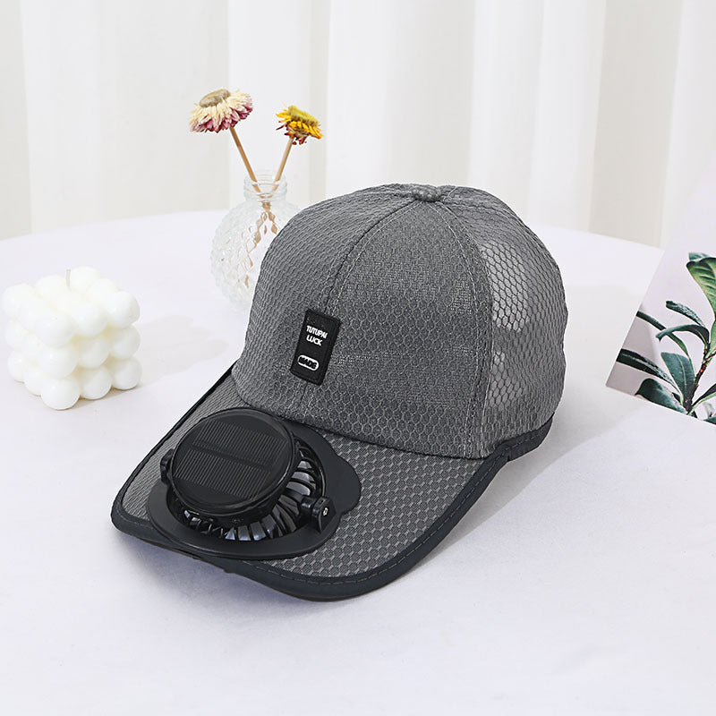 Ultralight UV Protection Baseball Cap with Solar Fan