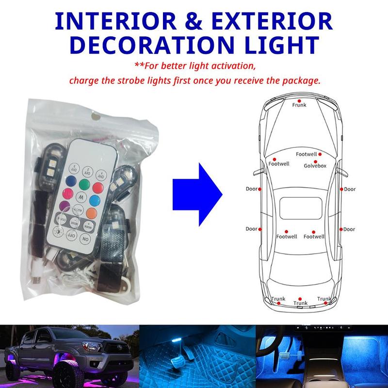 Colorful Flashing Warning Lights For Cars