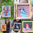 🖼️ Quilted Fabric Wall Art Kit