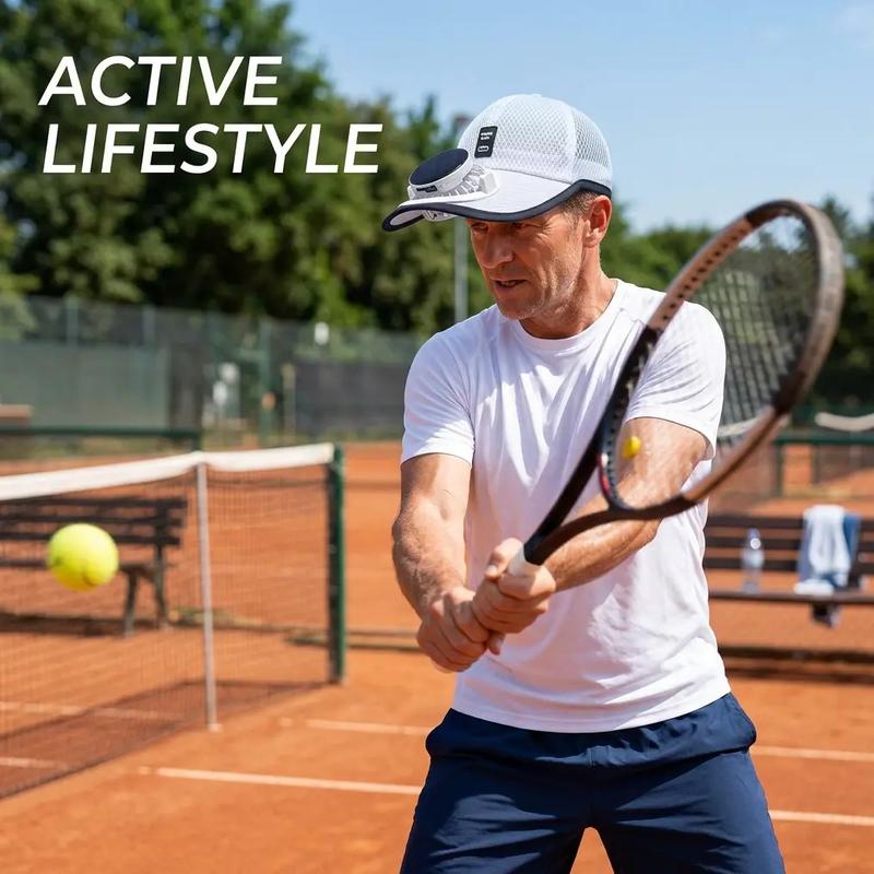 Ultralight UV Protection Baseball Cap with Solar Fan