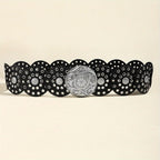 Bohemian Waist Seal European and American Retro Denim Western Style Personality Belt