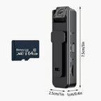 A9 Pocket Clip Camera HD 1080P Portable Meeting Recorder Sports Camera