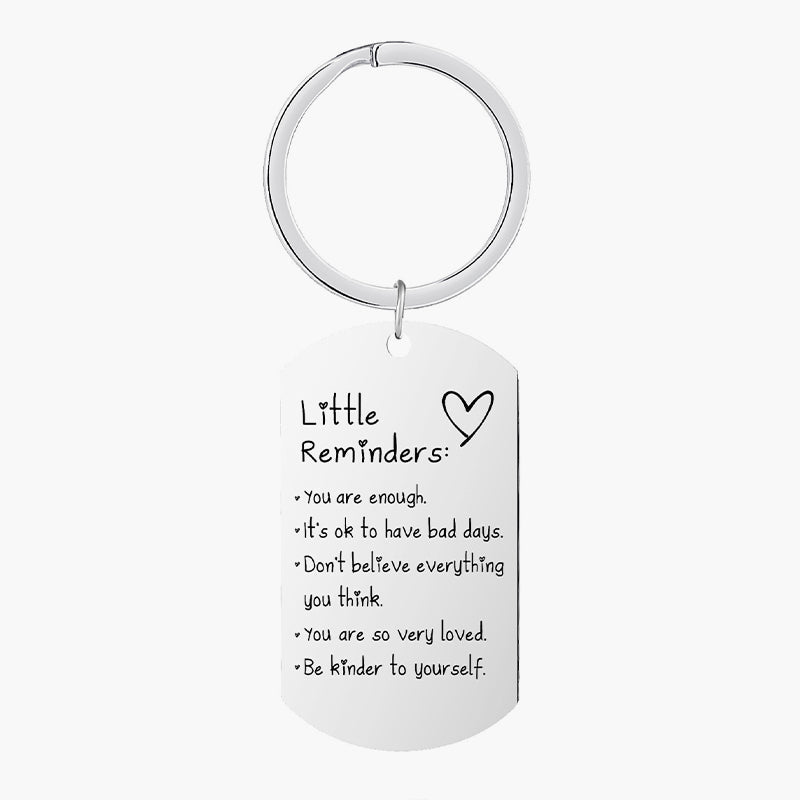 Little Reminders Engraved Keychain
