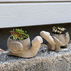 Fun garden planting pots