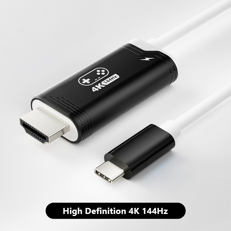 Portable Type-C to HDMI Projection Cable with 100W Power Delivery
