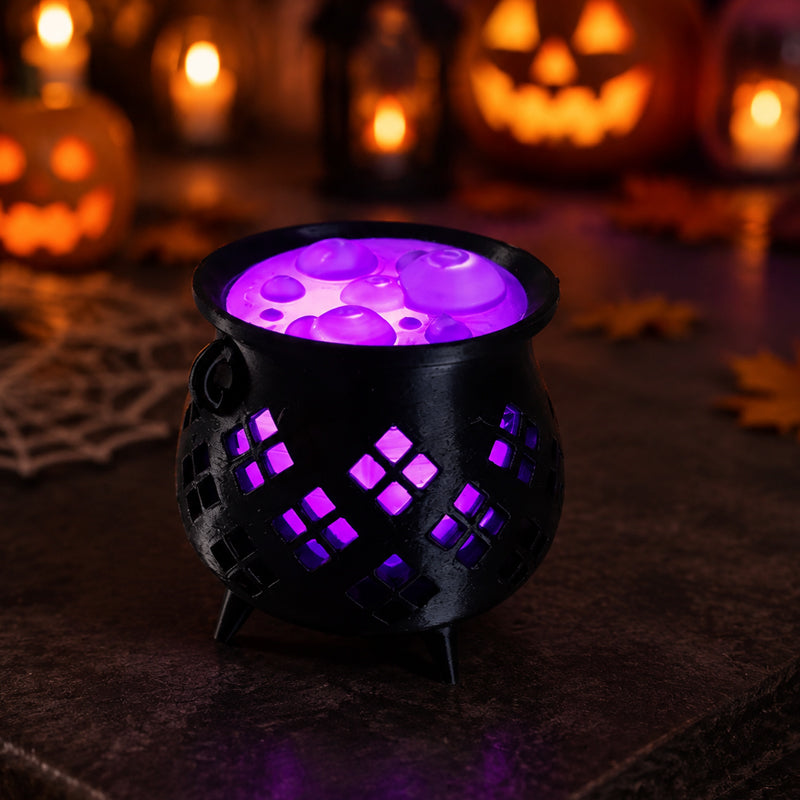 Witch crucible shaped tea wax lamp
