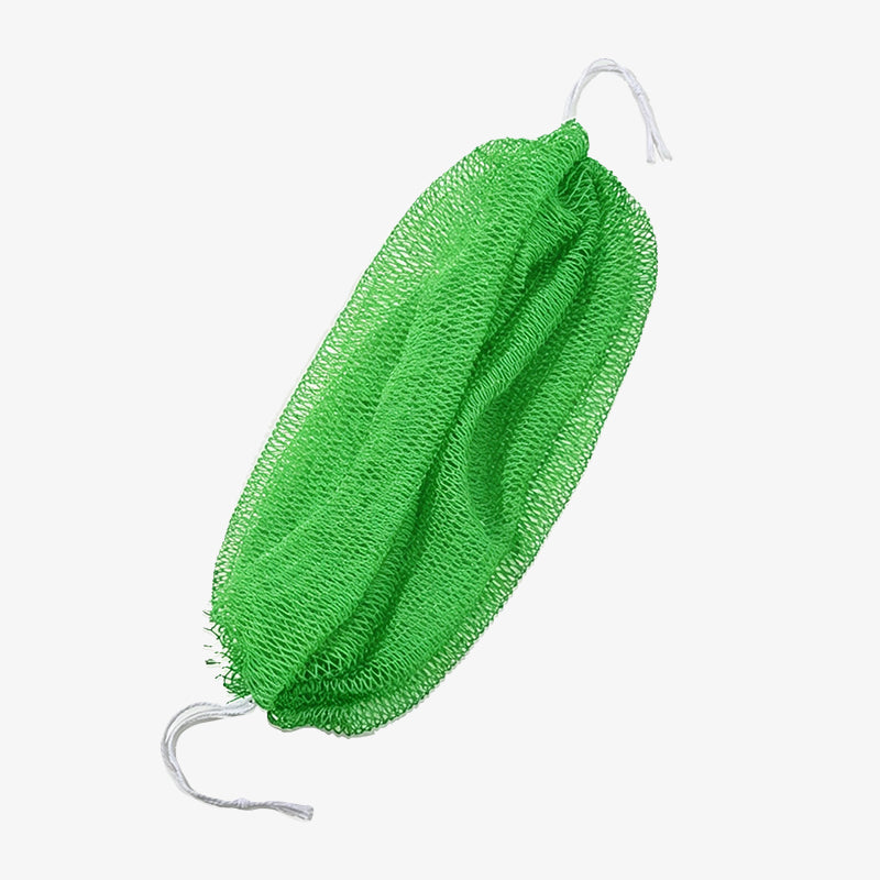 Back Exfoliating Bath Scrubber Long Strip with Rope Bath Towel High Elasticity Sauna Towel