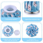 Cartoon Water Injection Cold Compress Bag for Sprains, Physiotherapy, Cooling Fabric Ice Pack, Outdoor Household Portable Foldable Cold/Hot Pack