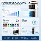 ❄️ Portable Mist Cooling Fan | Your Summer Must-Have 💨