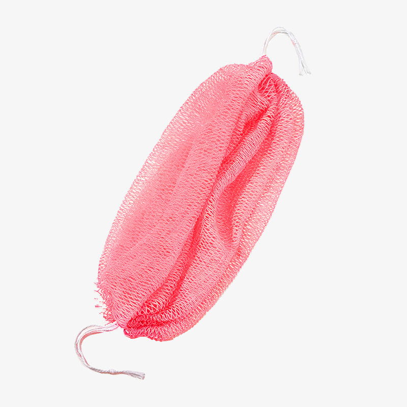 Back Exfoliating Bath Scrubber Long Strip with Rope Bath Towel High Elasticity Sauna Towel