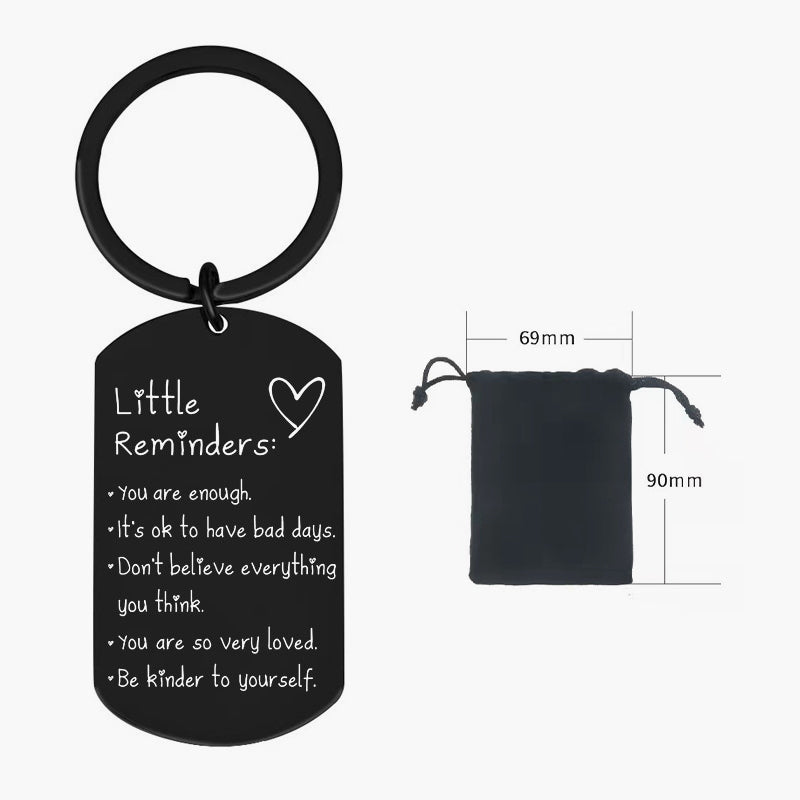 Little Reminders Engraved Keychain