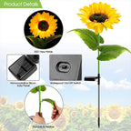🌻 Solar Sunflower Garden Lights
