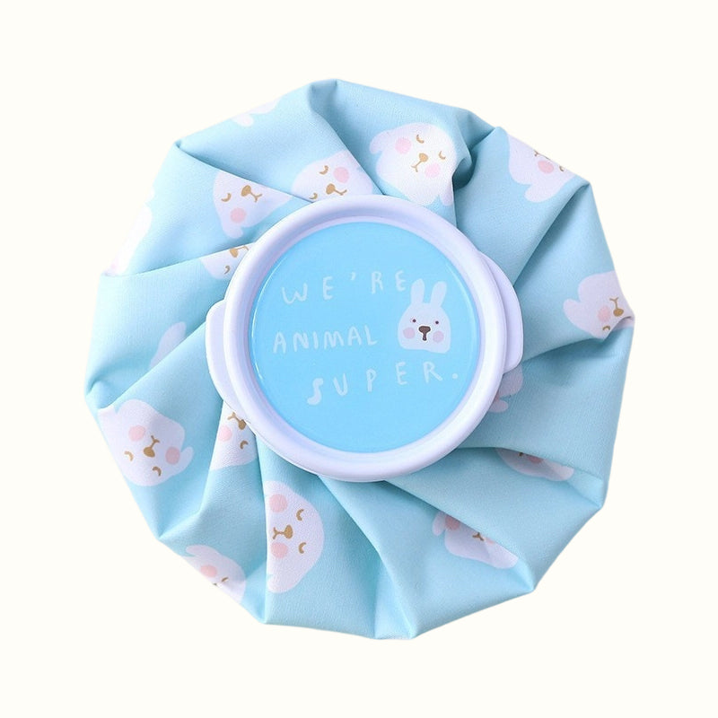 Cartoon Water Injection Cold Compress Bag for Sprains, Physiotherapy, Cooling Fabric Ice Pack, Outdoor Household Portable Foldable Cold/Hot Pack