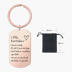 Little Reminders Engraved Keychain