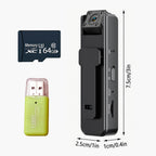A9 Pocket Clip Camera HD 1080P Portable Meeting Recorder Sports Camera