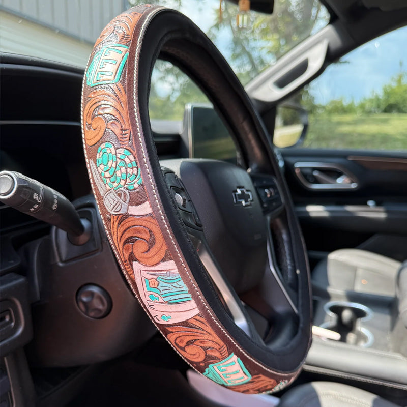 🤠 Funda de Volante Estilo Charro - Accesorio Auténtico para Tu Auto