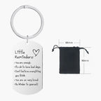Little Reminders Engraved Keychain