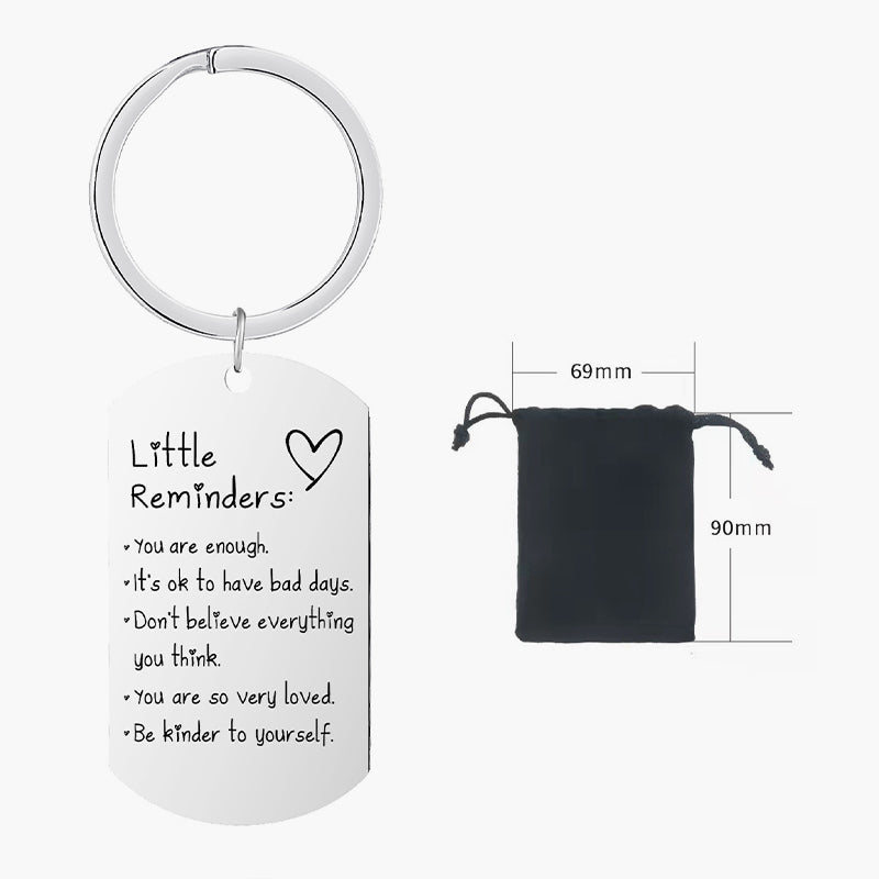 Little Reminders Engraved Keychain