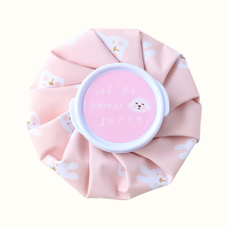 Cartoon Water Injection Cold Compress Bag for Sprains, Physiotherapy, Cooling Fabric Ice Pack, Outdoor Household Portable Foldable Cold/Hot Pack