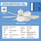 Household Silent Mini Fan Light