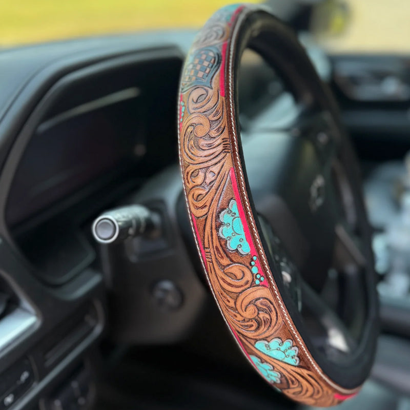 🤠 Funda de Volante Estilo Charro - Accesorio Auténtico para Tu Auto