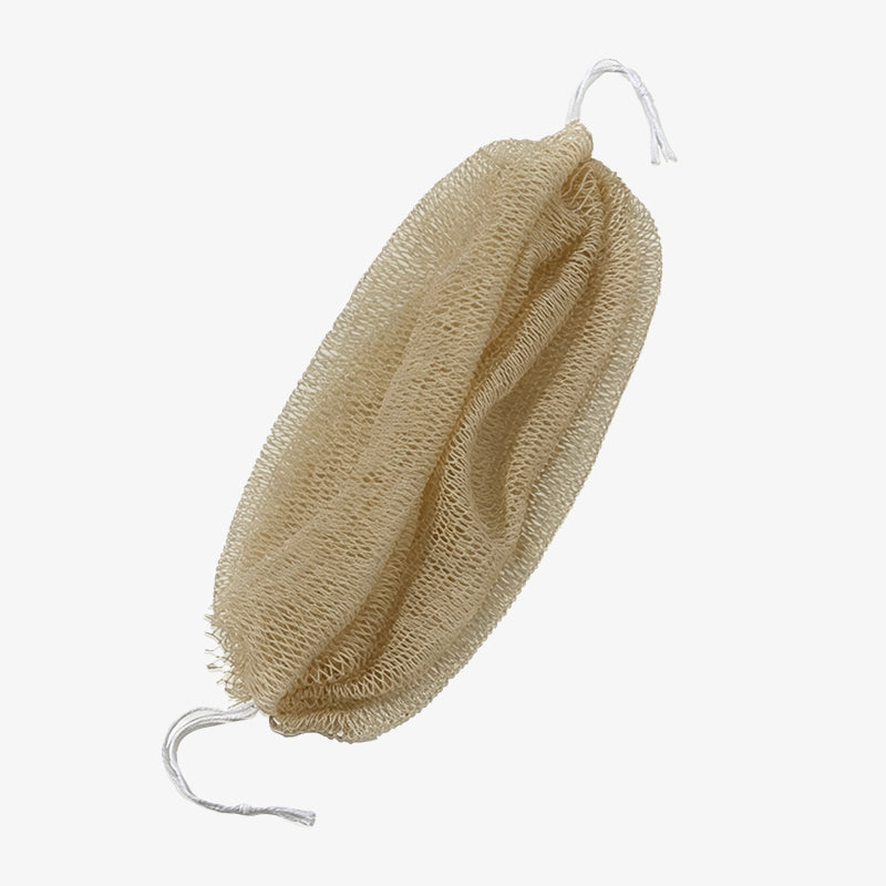 Back Exfoliating Bath Scrubber Long Strip with Rope Bath Towel High Elasticity Sauna Towel