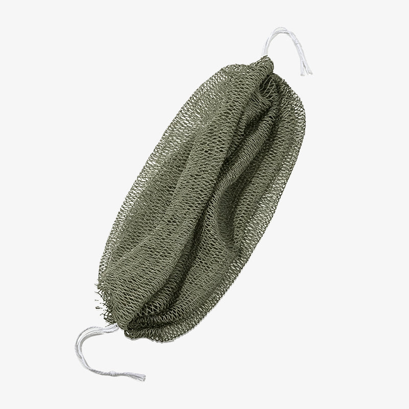 Back Exfoliating Bath Scrubber Long Strip with Rope Bath Towel High Elasticity Sauna Towel