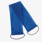 Back Exfoliating Bath Scrubber Long Strip with Rope Bath Towel High Elasticity Sauna Towel