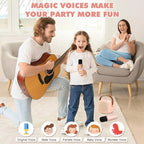 🧸 Mini karaoke machine with wireless microphone