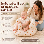 👶 Inflatable Baby Sit-Up Chair & Bath Seat