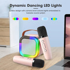🧸 Mini karaoke machine with wireless microphone