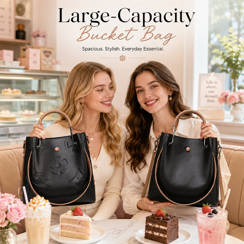 Bucket Bag Fashion Commuter Large Capacity Tote Bag New Advanced Sense Bag Versatile Women's Handbag