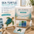 Sea Glass Art Kit – Create Stunning Mosaic Masterpiece