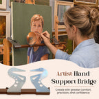 🎨Soporte de Mano para Artistas – Precisión y Comodidad para Pintura y Dibujo