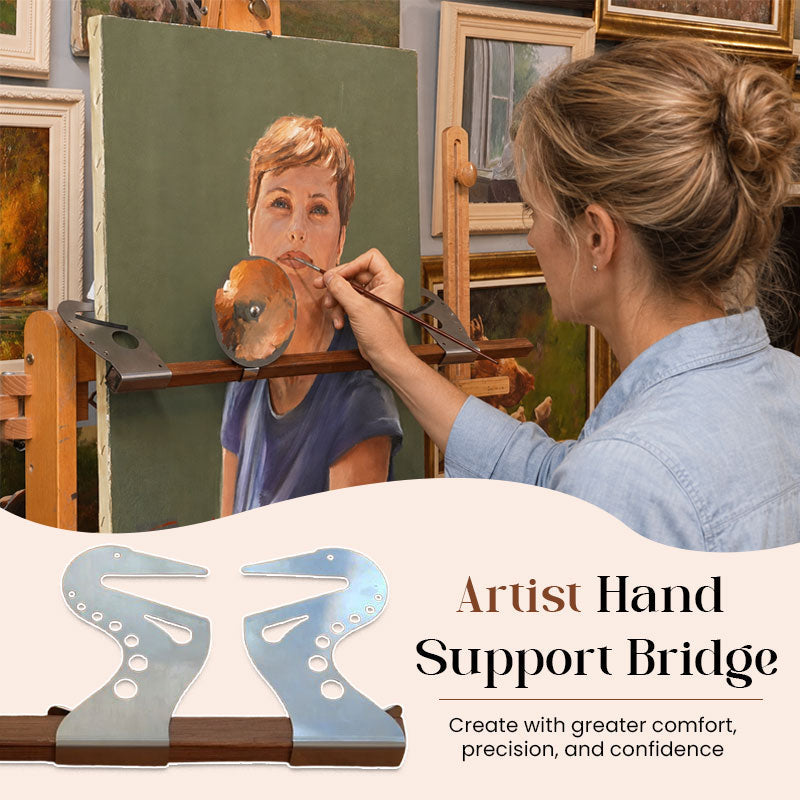 🎨Soporte de Mano para Artistas – Precisión y Comodidad para Pintura y Dibujo