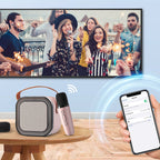 🧸 Mini karaoke machine with wireless microphone