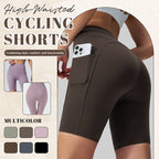 Halara UltraSculpt SoCinched High Waisted Tummy Control Side Pocket Shaping Training Biker Shorts