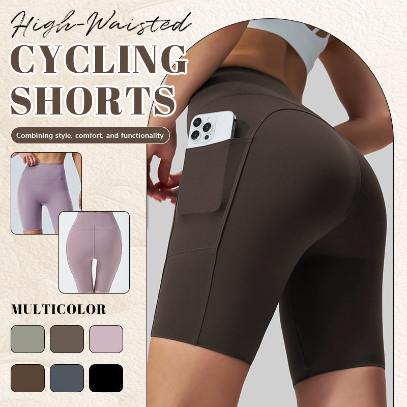 Halara UltraSculpt SoCinched High Waisted Tummy Control Side Pocket Shaping Training Biker Shorts