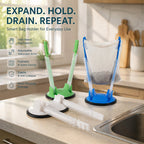 🌿 Foldable Bag Holder Stand for Everyday Kitchen Use