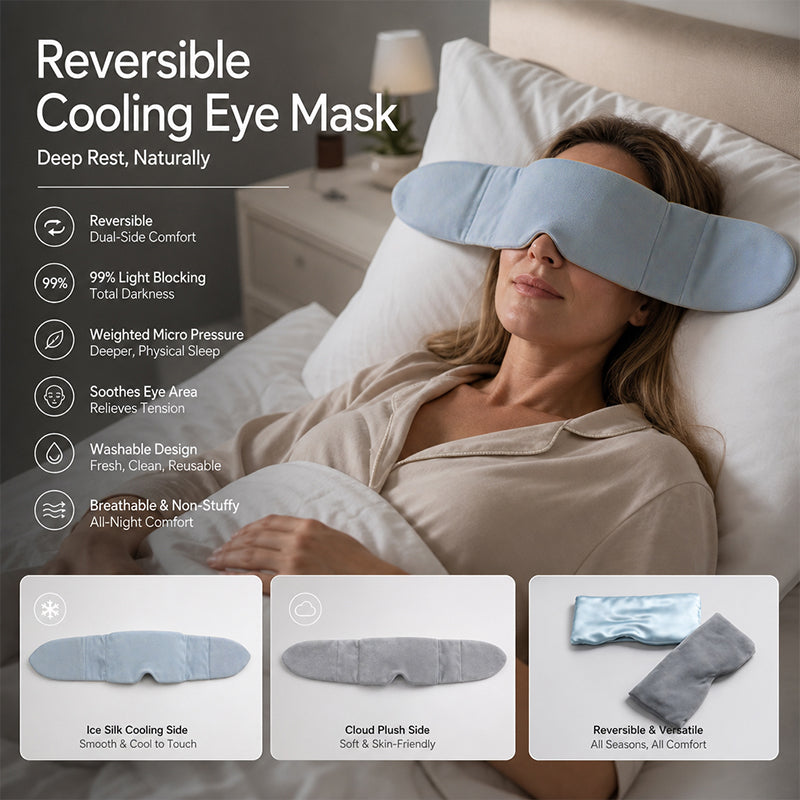 Deep Sleep Eye Mask for Sleep Light-Blocking Double-Sided Micro-Pressure Eye Protection
