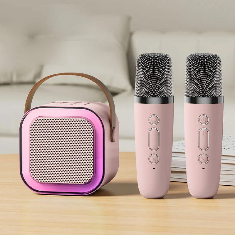 🧸 Mini karaoke machine with wireless microphone