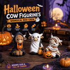 Halloween Highland Cow Resin Ornaments