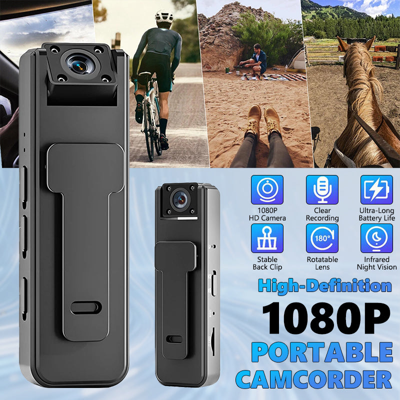 A9 Pocket Clip Camera HD 1080P Portable Meeting Recorder Sports Camera
