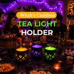 Witch crucible shaped tea wax lamp