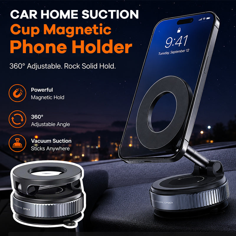 Car Home Suction Cup Magnetic Phone Holder