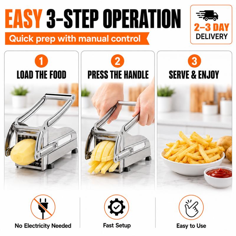 🍟 Make Perfect Homemade Fries In Seconds!