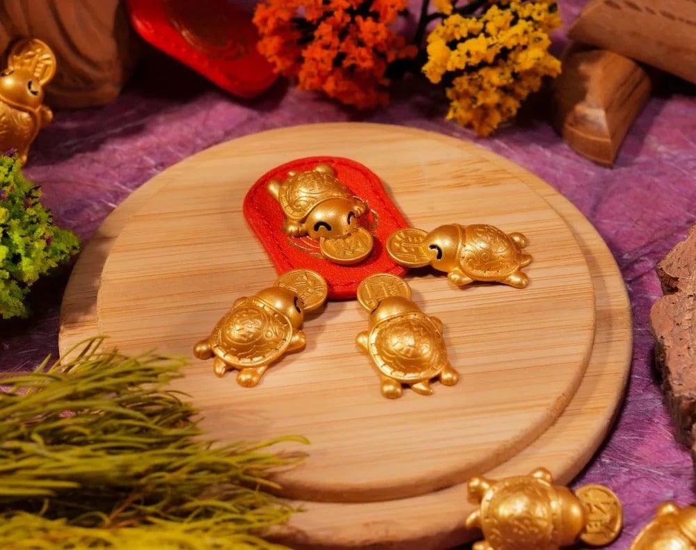 🐢2026 Golden Turtle Wealth Charm · Symbol Of Prosperity &amp; Good Fortune