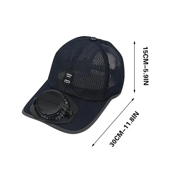 Ultralight UV Protection Baseball Cap with Solar Fan